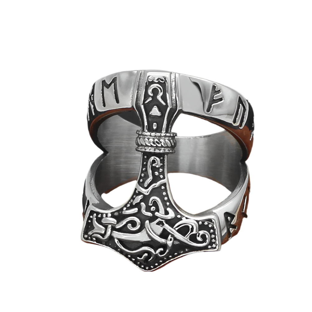 Stainless Steel Mjölnir Ring Men