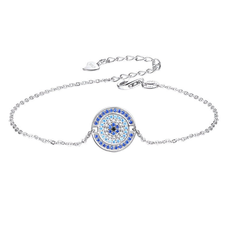 Evil Eye 925 Sterling Silver Bracelet
