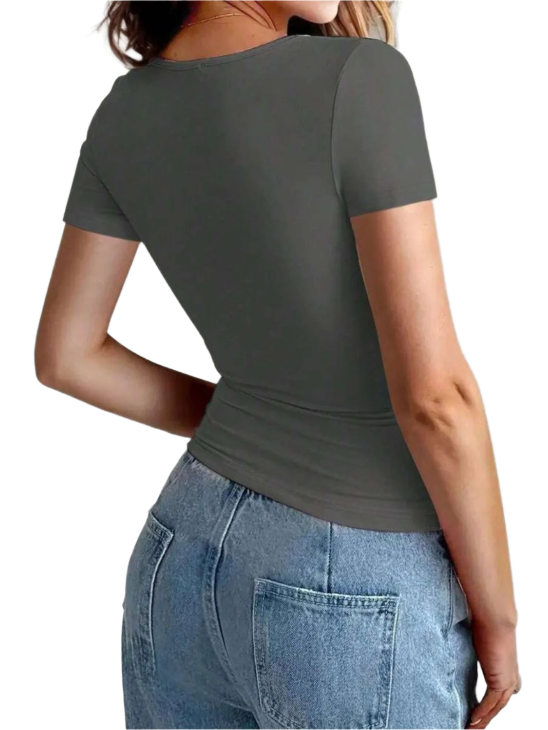 Round Neck Short Sleeve T-Shirt