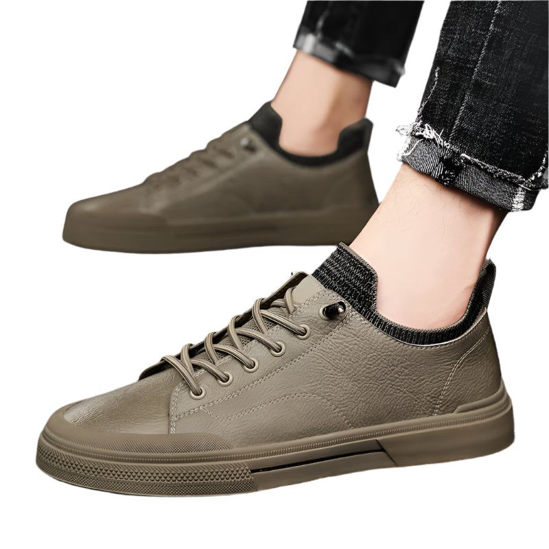 Men's Cowhide Leather Board Shoes