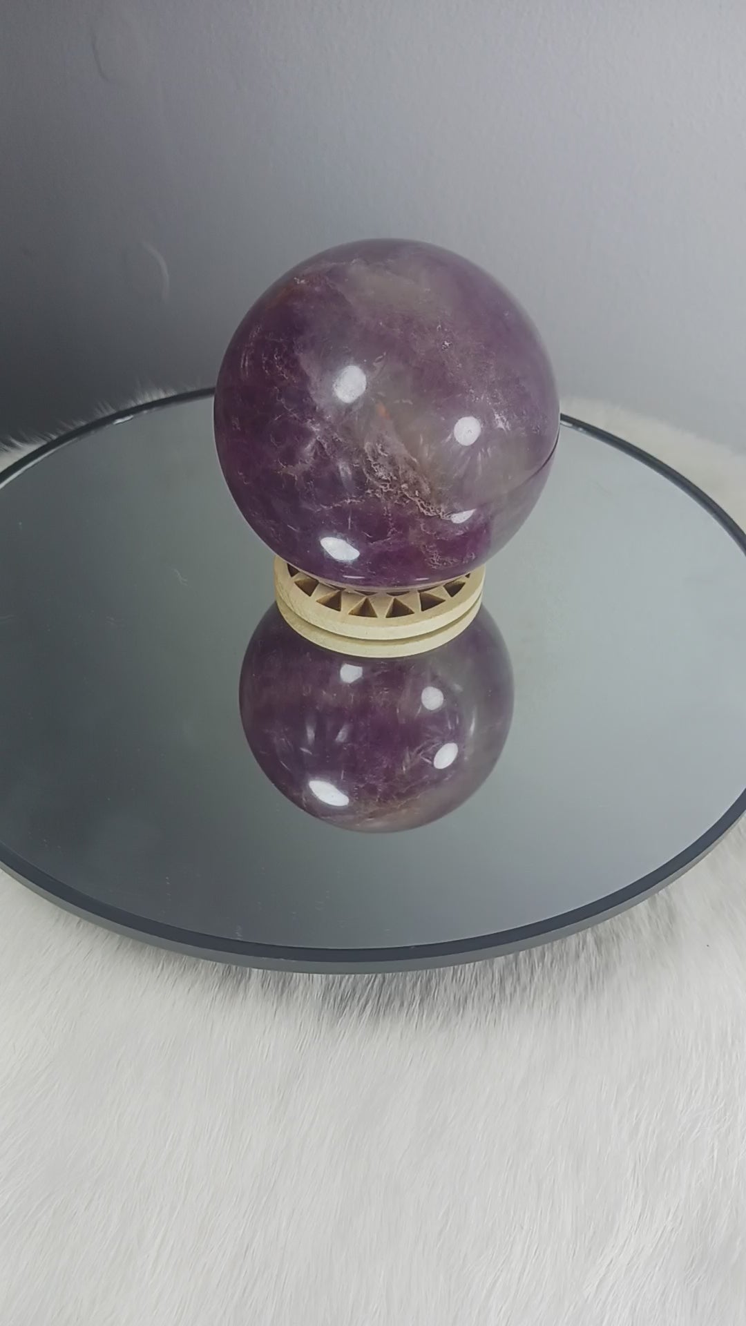 Purple Fluorite Crystal Sphere
Norse Magic Store