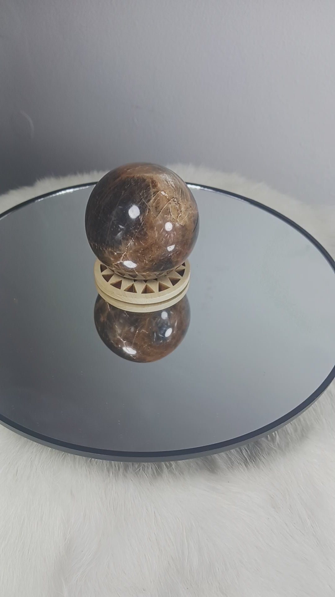 Black Moonstone Crystal Sphere
Norse Magic Store