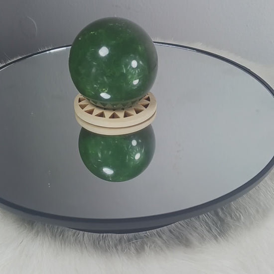 Fluorite Crystal with Mica Crystal Sphere
Norse Magic Store