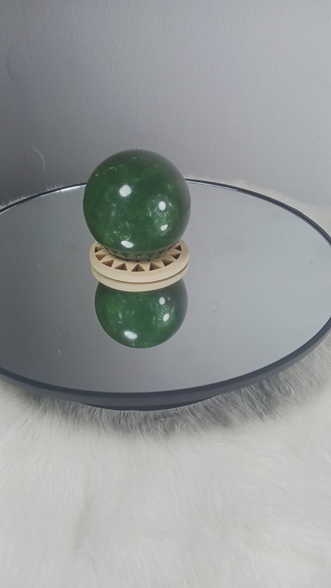 Fluorite Crystal with Mica Crystal Sphere
Norse Magic Store