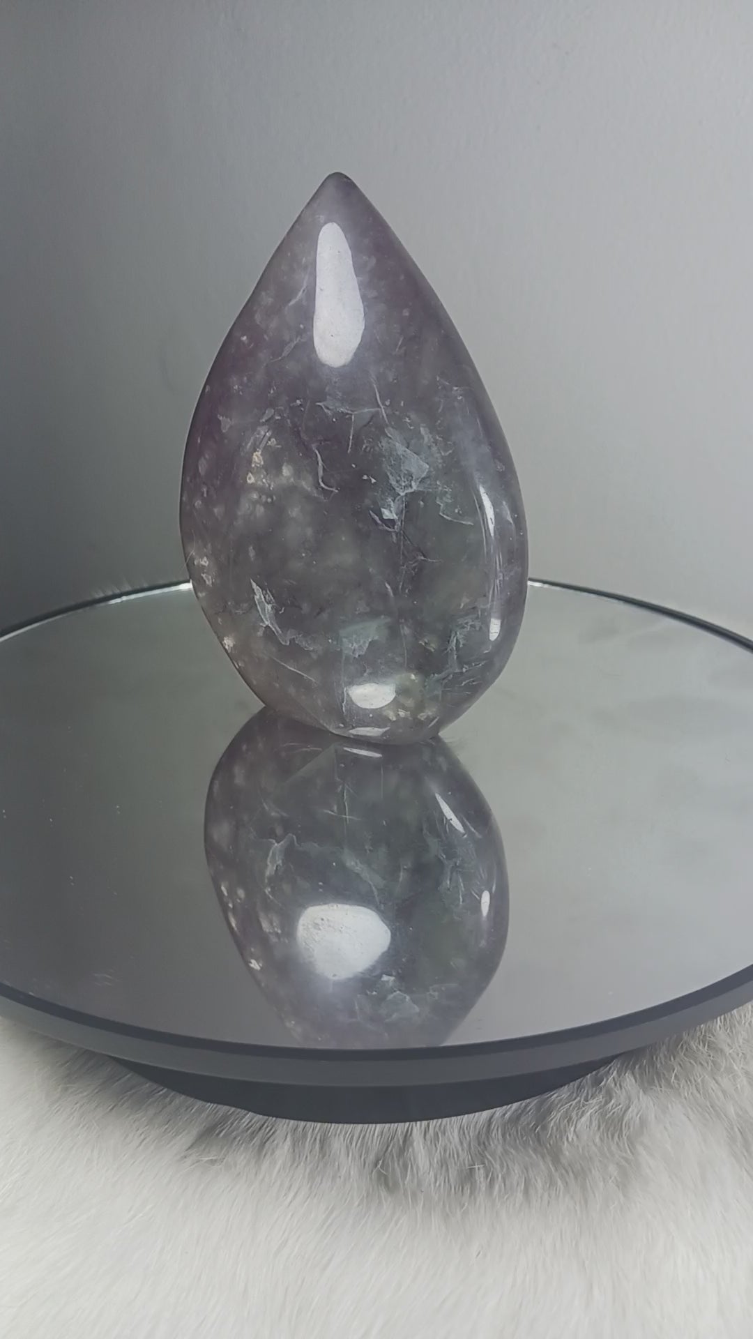 Purple Fluorite Crystal Teardrop Point
Norse Magic Store