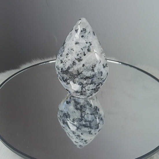 Rainbow Moonstone Crystal Teardrop Point
Norse Magic Store