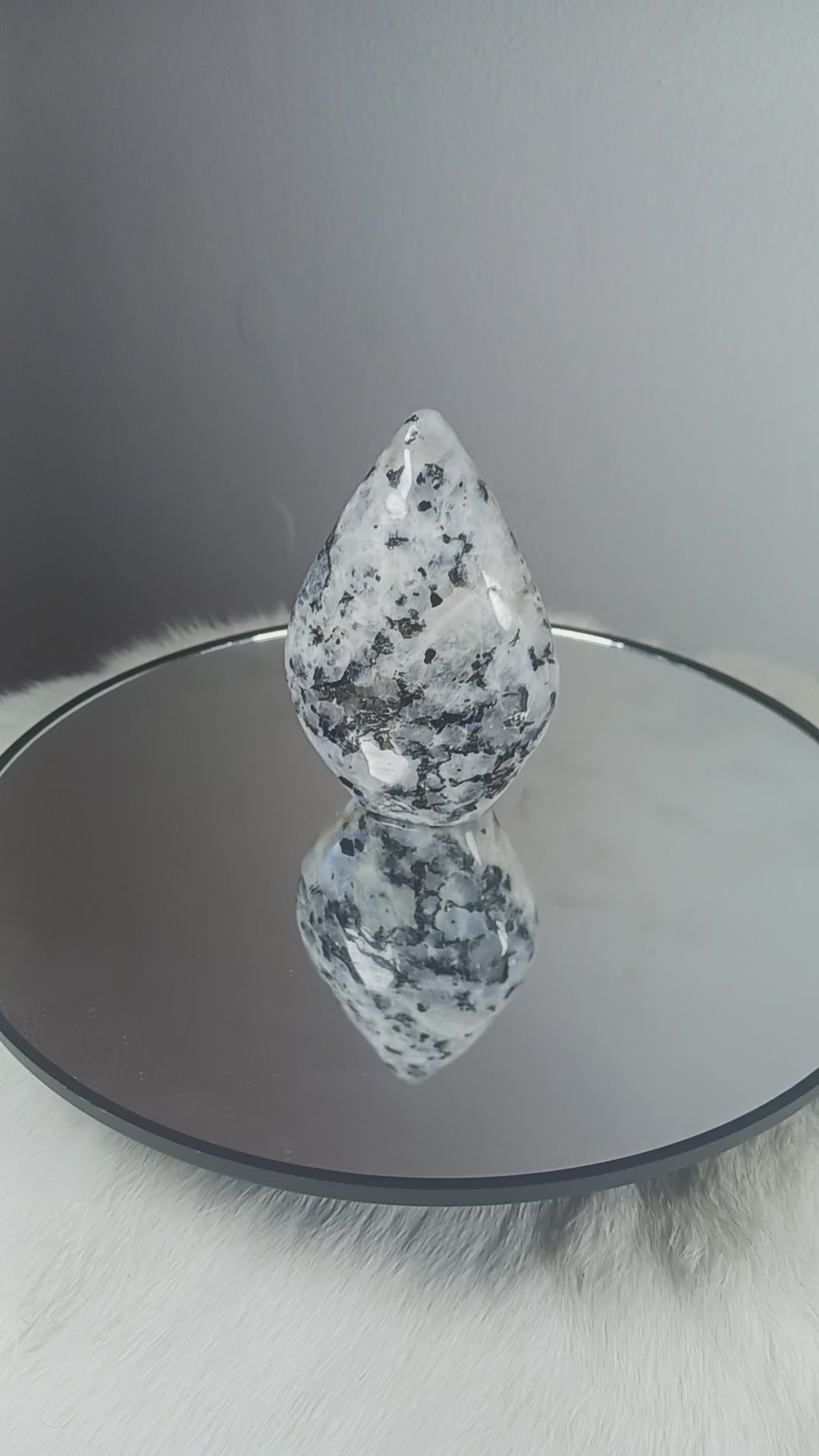 Rainbow Moonstone Crystal Teardrop Point
Norse Magic Store