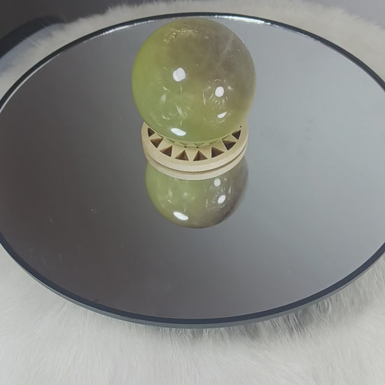 Yellow Fluorite Crystal Sphere
Norse Magic Store