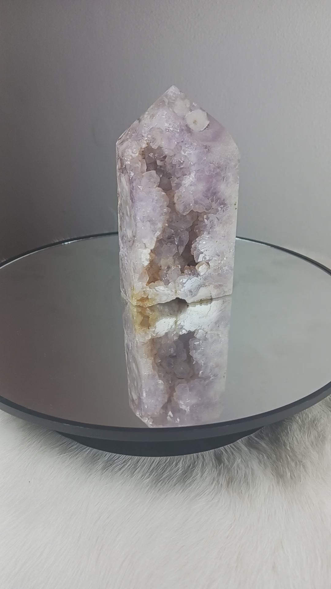 Amethyst Cherry Flower Agate Crystal Tower
Norse Magic Store