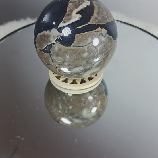 Volcanic Agate Crystal Sphere
Norse Magic Store