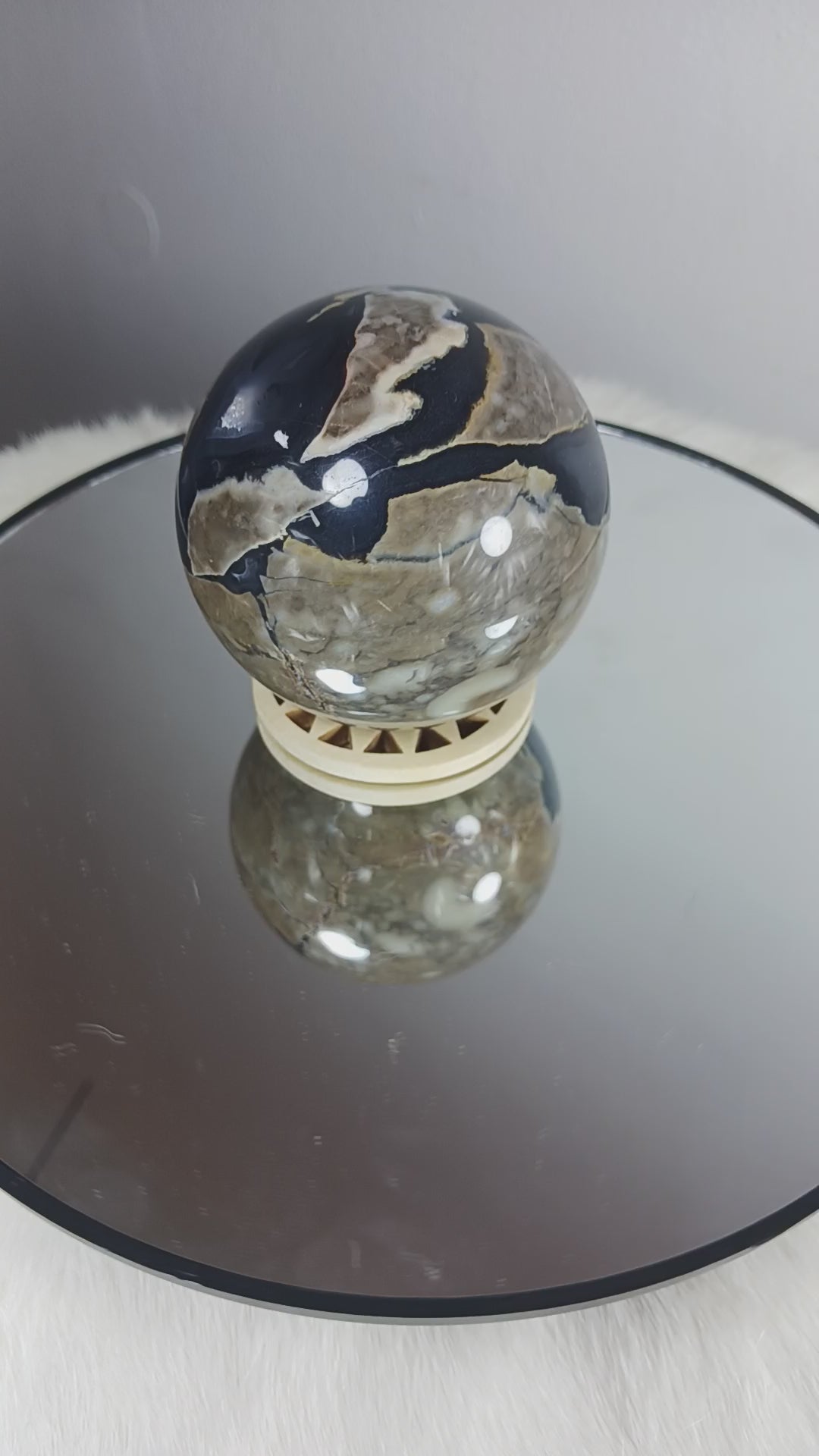 Volcanic Agate Crystal Sphere
Norse Magic Store