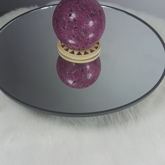 Honeycomb Ruby Crystal Sphere
Norse Magic Store
