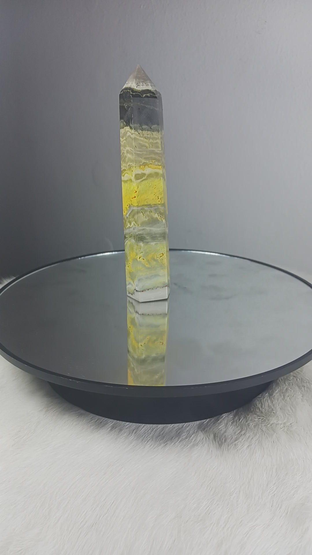 Bumblebee Jasper Crystal Tower
Norse Magic Store