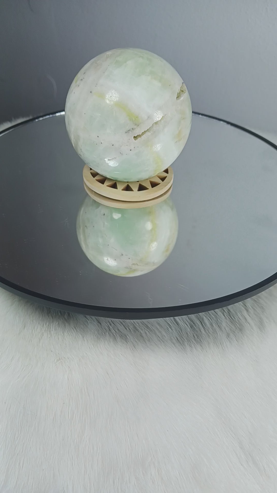 Pistachio Calcite Crystal Sphere
Norse Magic Store