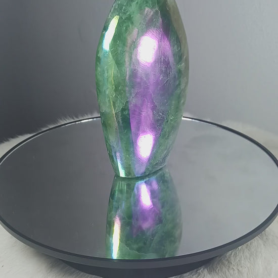 Aura Fluorite Crystal Teardrop Point
Norse Magic Store