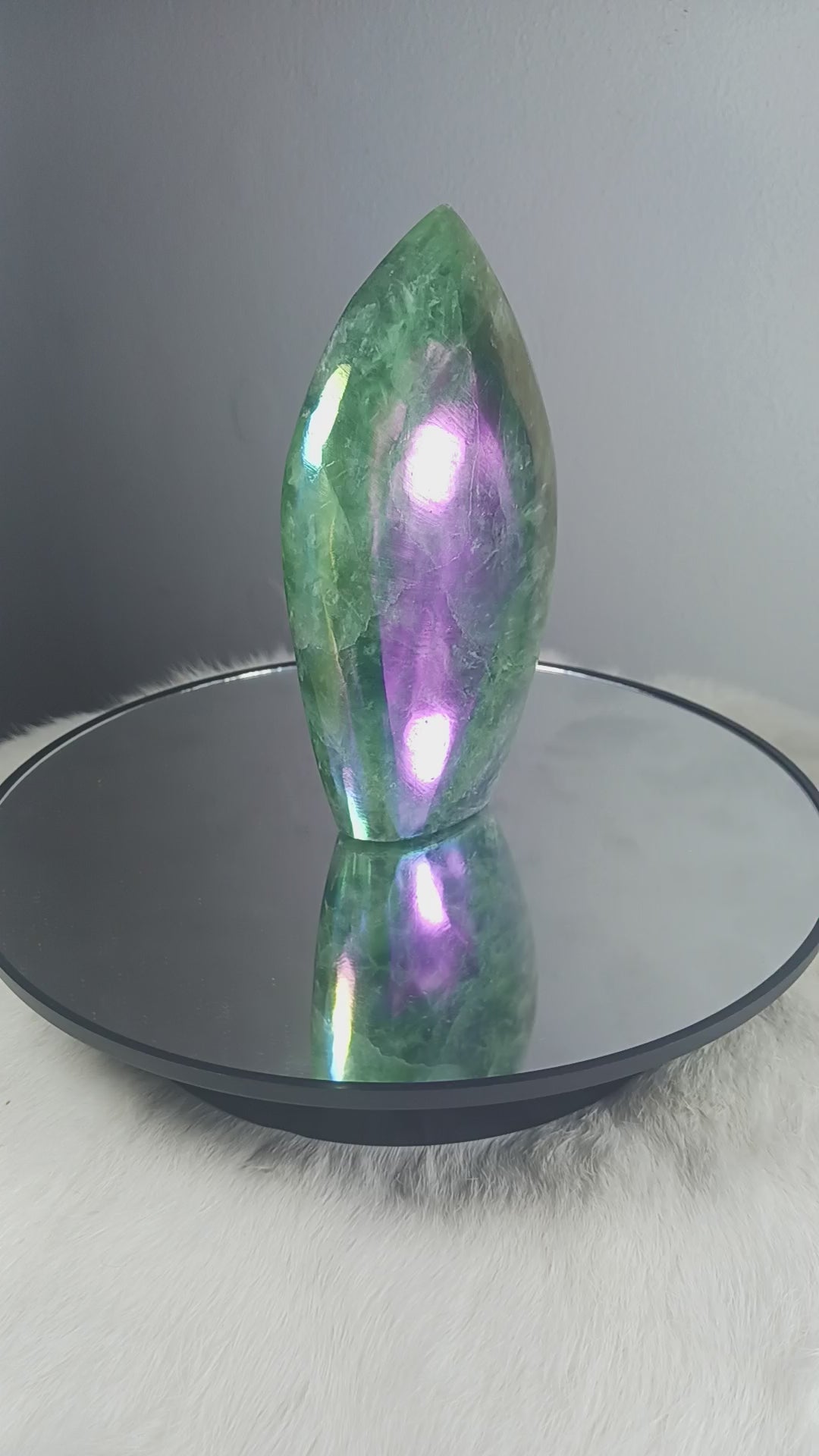 Aura Fluorite Crystal Teardrop Point
Norse Magic Store