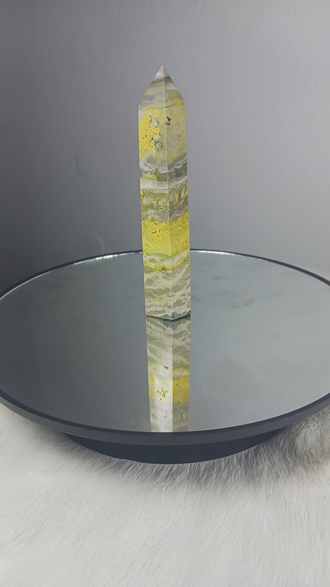 Bumblebee Jasper Crystal Tower
Norse Magic Store