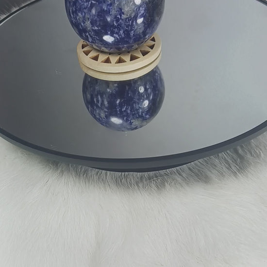 Sodalite Crystal Sphere 
Norse Magic Store
