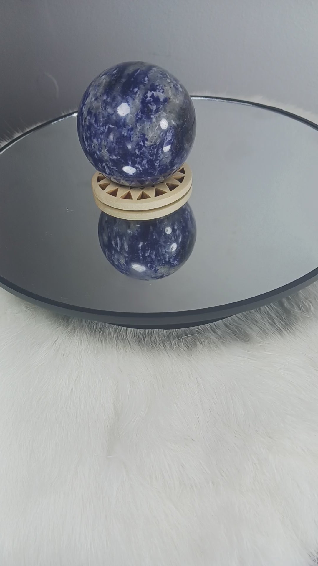 Sodalite Crystal Sphere 
Norse Magic Store