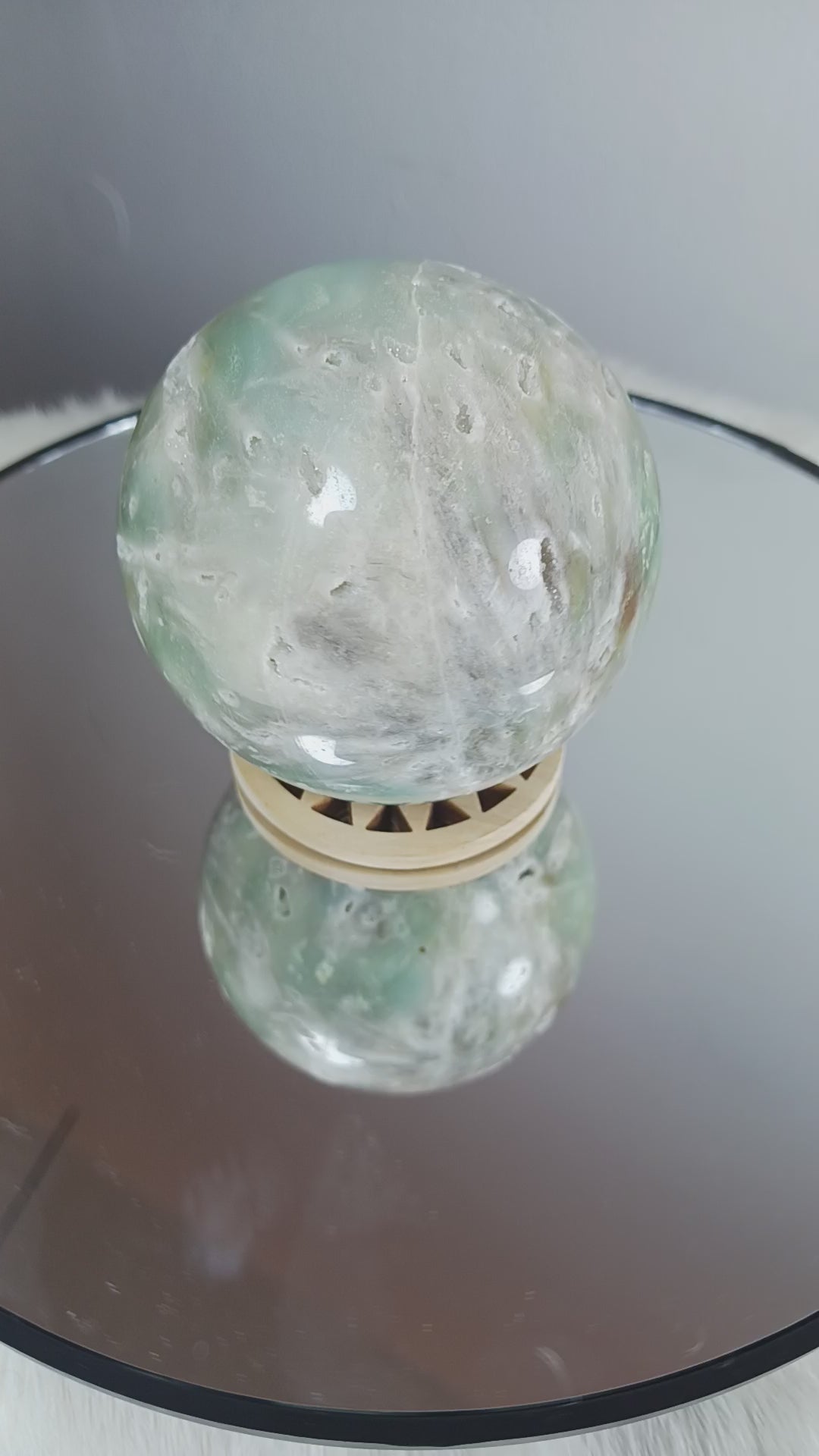 Blue Caribbean Calcite Sphere 
Norse Magic Store