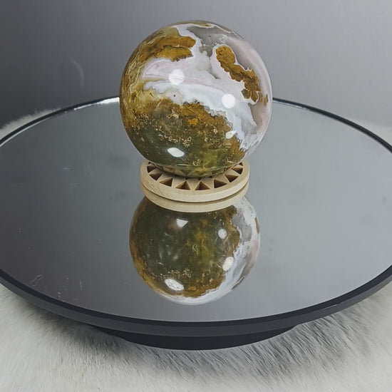 Pink Ocean Jasper Crystal Sphere
Norse Magic Store