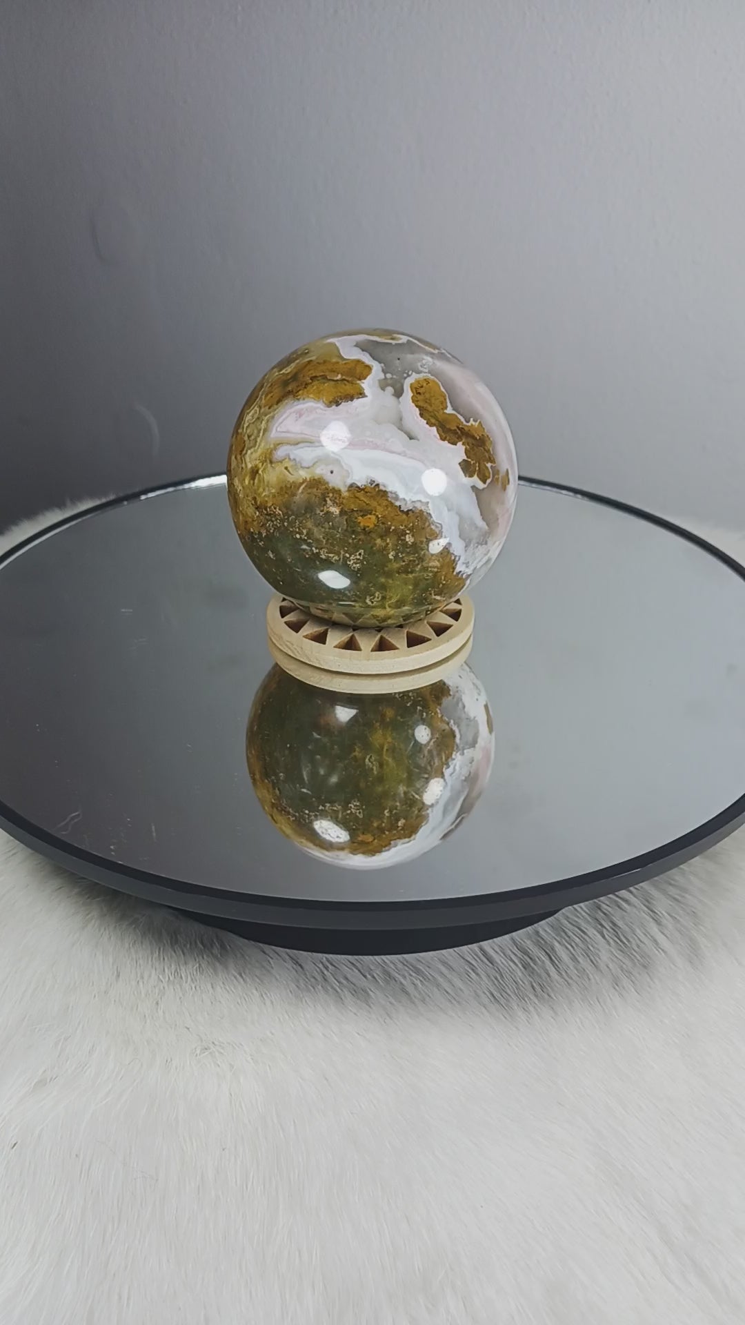 Pink Ocean Jasper Crystal Sphere
Norse Magic Store