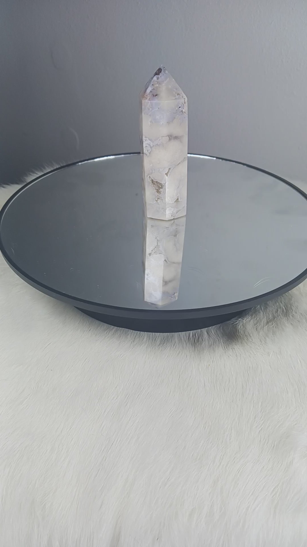 Blue Cherry Flower Agate Crystal Tower
Norse Magic Store