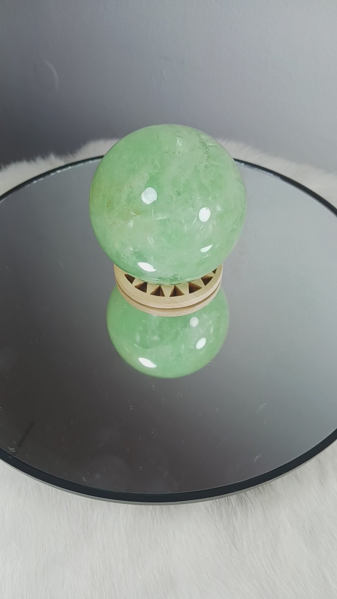 400G Green Fluorite Crystal Sphere
Norse Magic Store