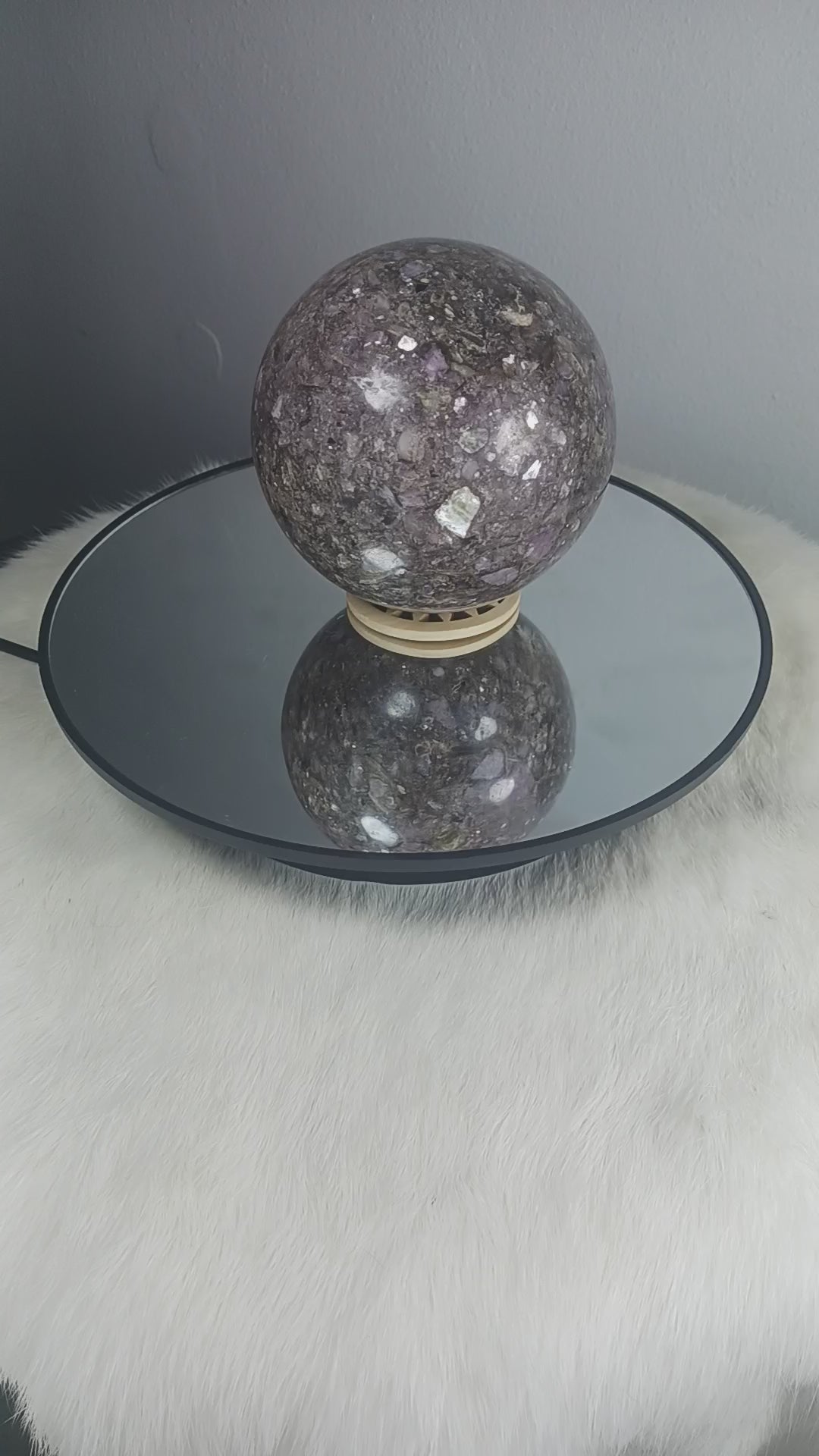 Lepidolite Crystal with Mica Sphere
Norse Magic Store