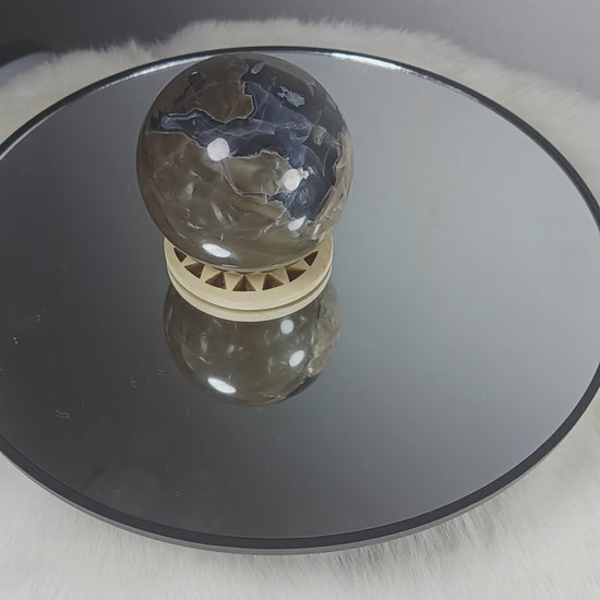 Volcanic Agate crystal sphere
Norse Magic Store