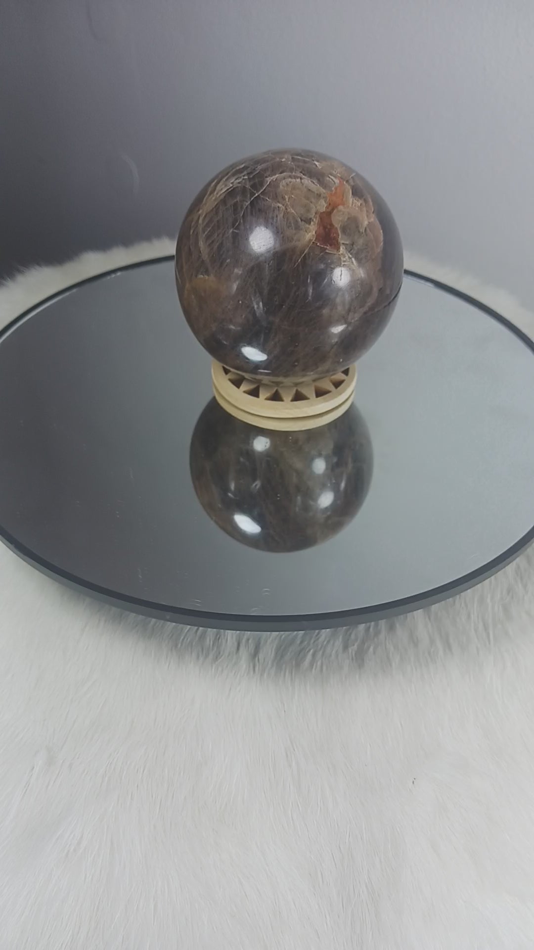 Black Moonstone Crystal Sphere
Norse Magic Store