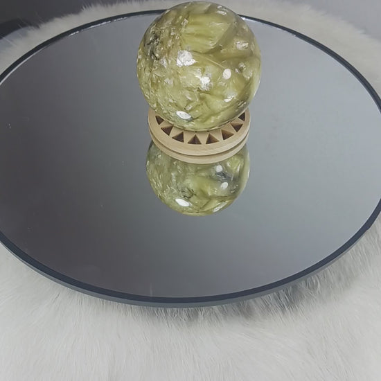 Golden Mica Crystal Sphere
Norse Magic Store